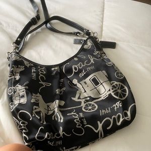 Large original coach symbol cross body